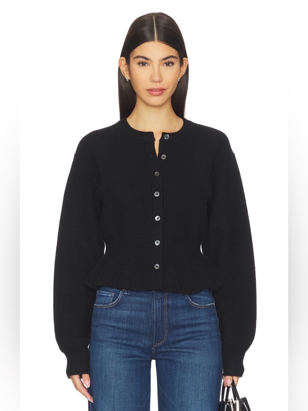 Paige Roslin Cardigan in Black Size S